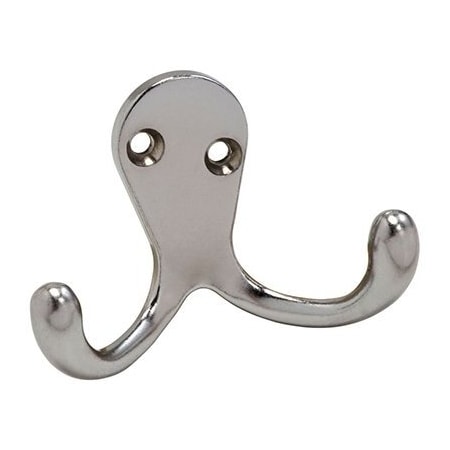 National Hardware DBL Sat CHR Robe Hook N830-154